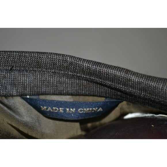 Banana Republic‎ 100% Wool Blazer Suit Jacket Grey Charcoal Men's Modern Fit 42R - Picture 16 of 16